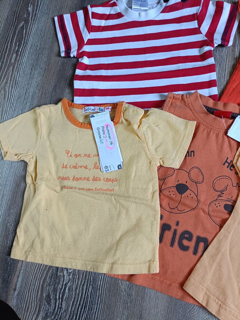 Camicie, Top & T-shirt: T Shirt Set Gr. 68 – Usato da Tenniken venduto da Pasci1990 1