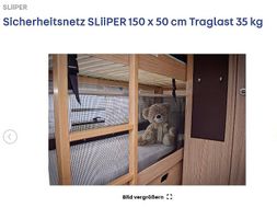 SLiiPER Sicherheitsnetz SLiiPER 150 x 50 cm Traglast 35 kg