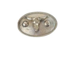KIESELSTEIN-CORD Gürtelschnalle Rodeo Silber
