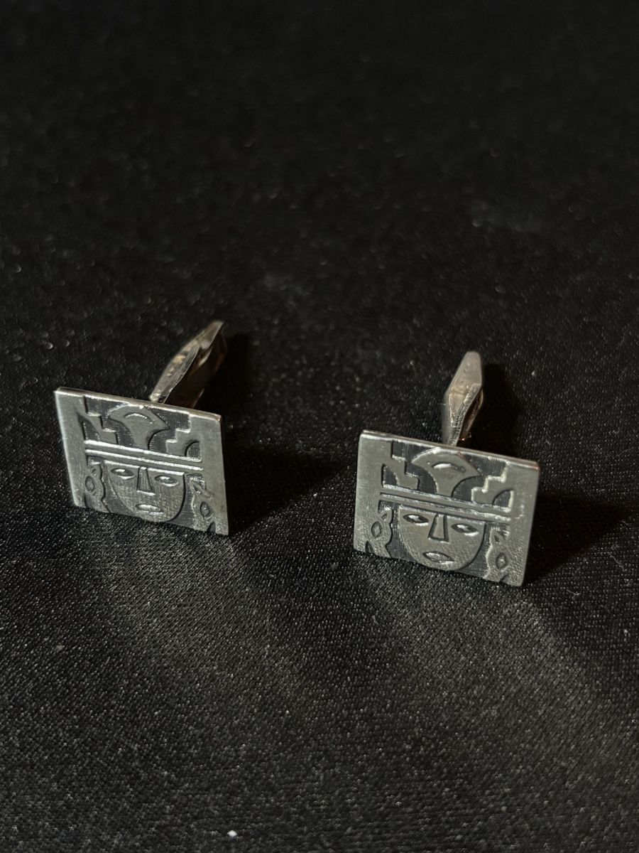 Gemelli: VW Set: Silber-Manschettenknöpfe & Krawattenklammer – Usato da Hombrechtikon venduto da bru_7mmt 2