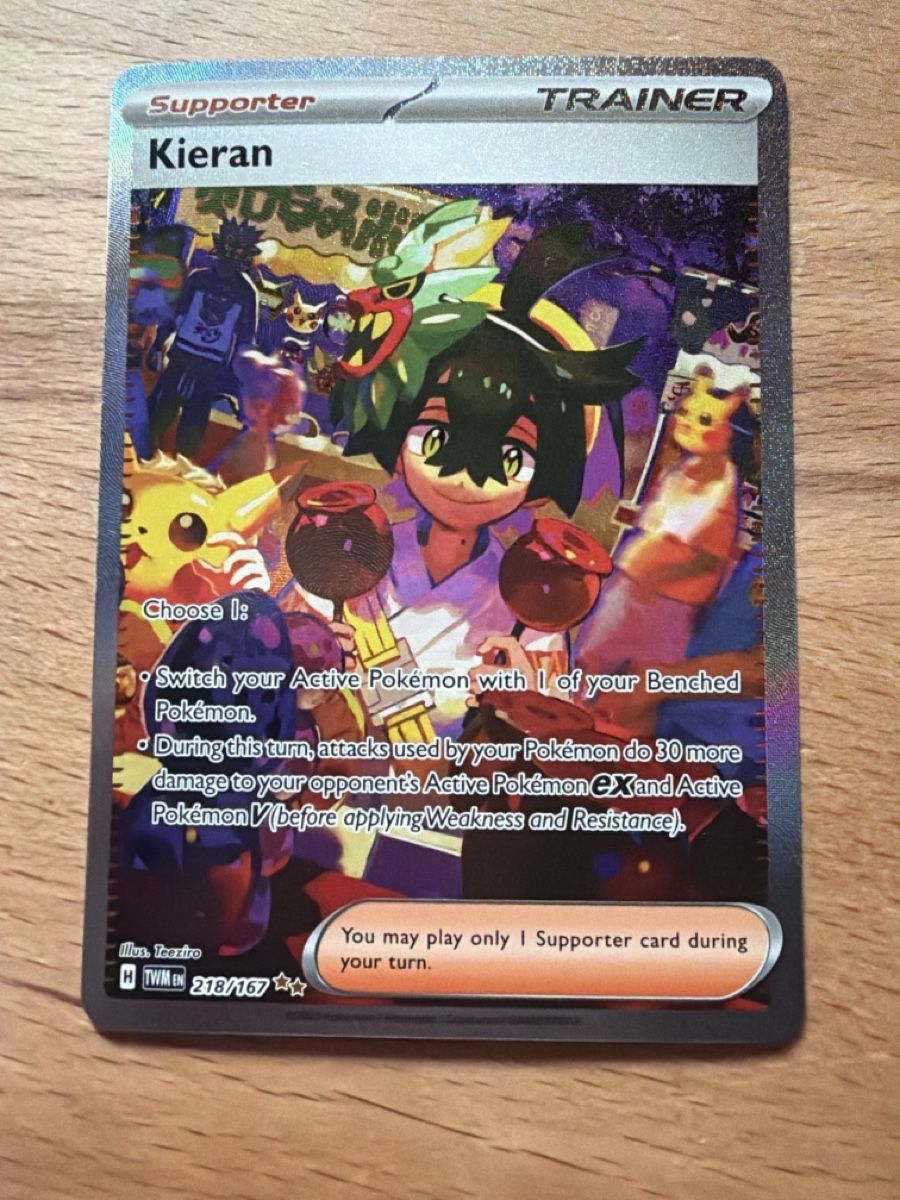 Pokémon Carte collezionabili: Kieran 218/167 EN – Nuovo (secondo la descrizione) da Conthey venduto da Vswissplugs.com 1