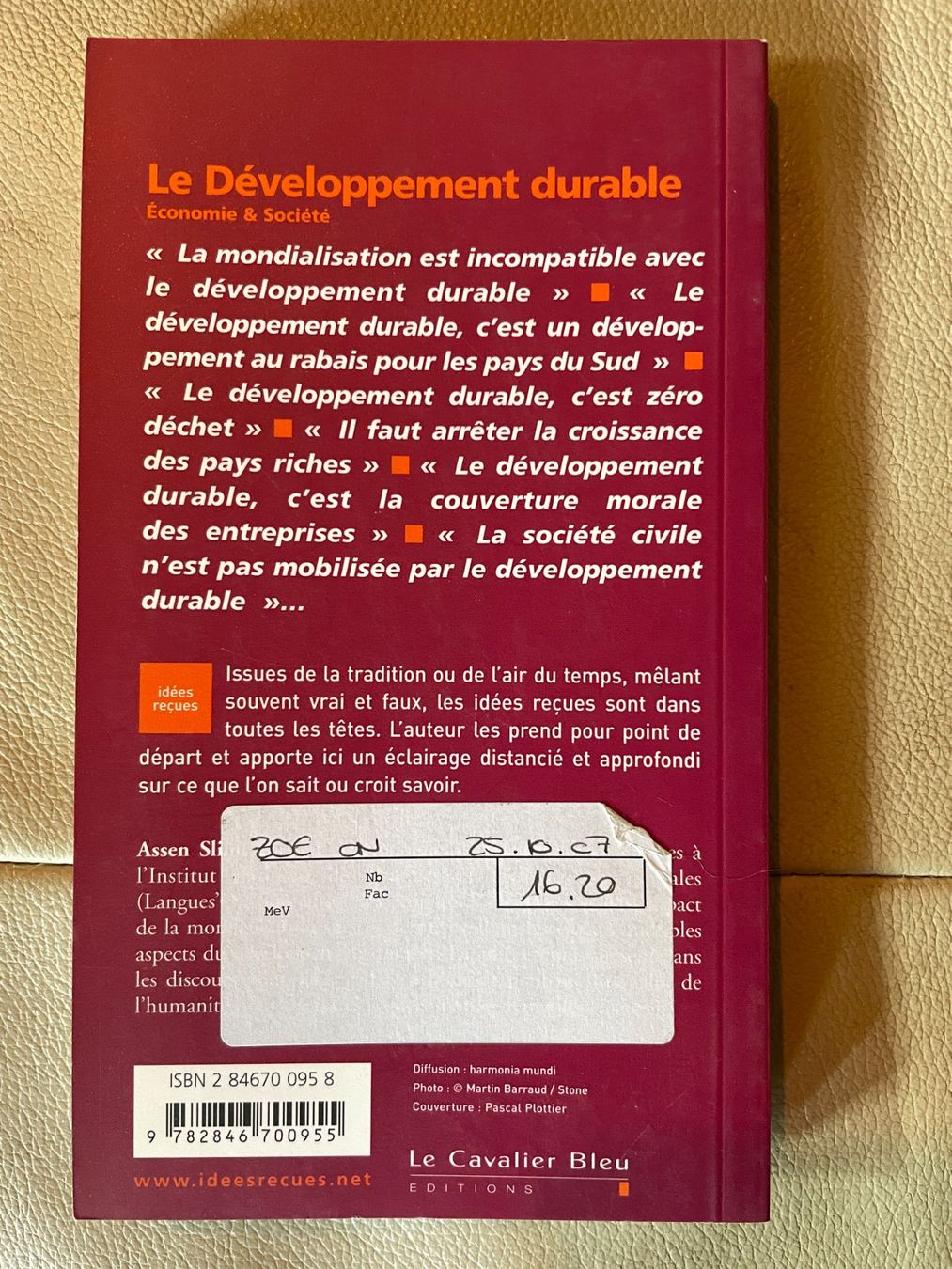 Libri: 2 livres sur les développement durable – Usato da La Tour / VS venduto da patoye 1