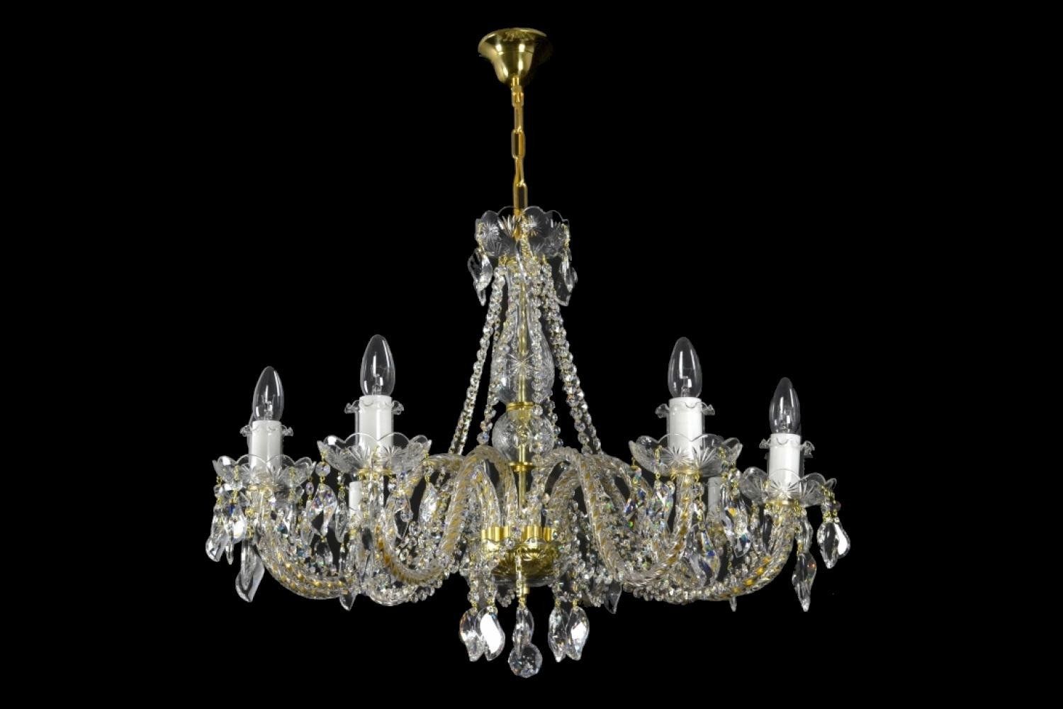 Lampadari & plafoniere: Kronleuchter Charm 10 Gold – Nuovo e nell'imballaggio originale da Glattfelden venduto da Bohemiancrystal 1