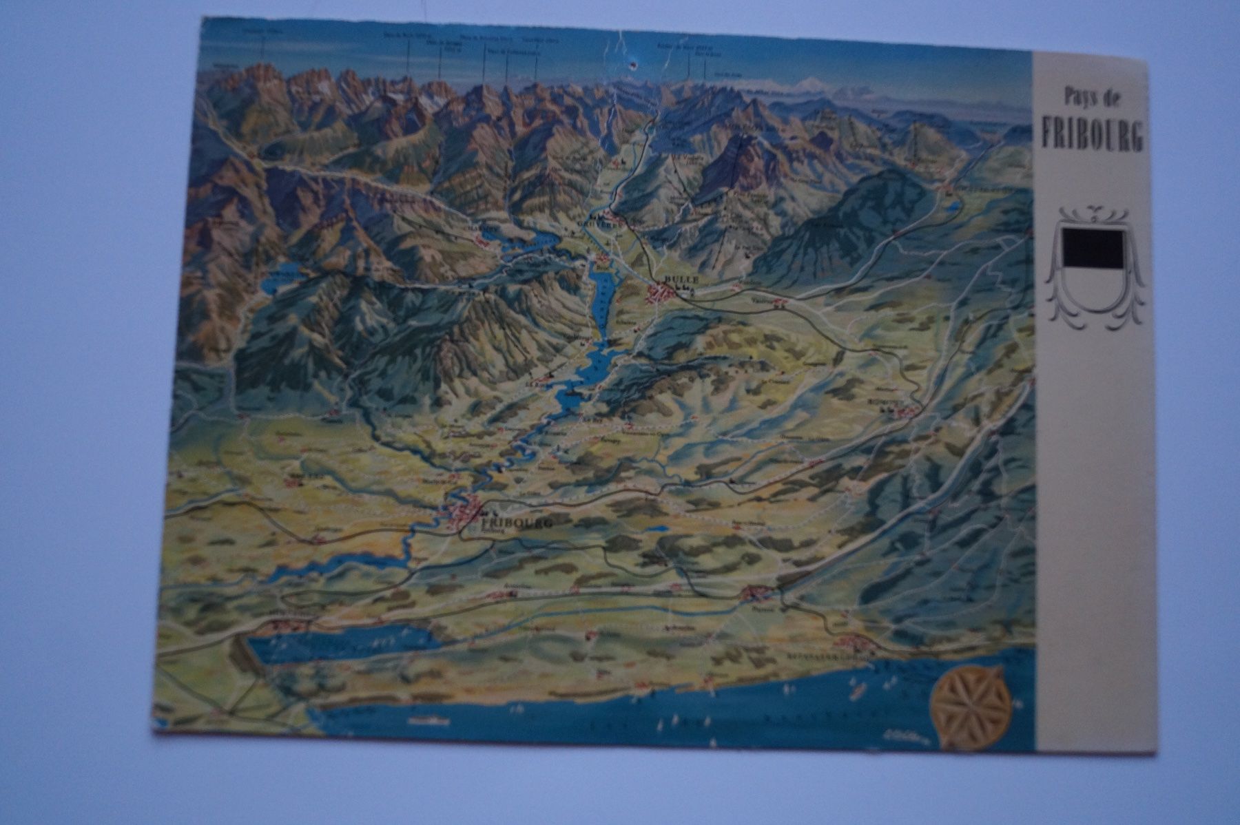 Cartoline postali: Fribourg/Freiburg- Panorama – Usato da Scheid venduto da dirauls