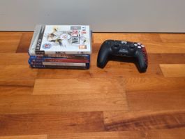 PS5,PS4,PS3 Games with Limited Edition PS5 Controller BROKEN