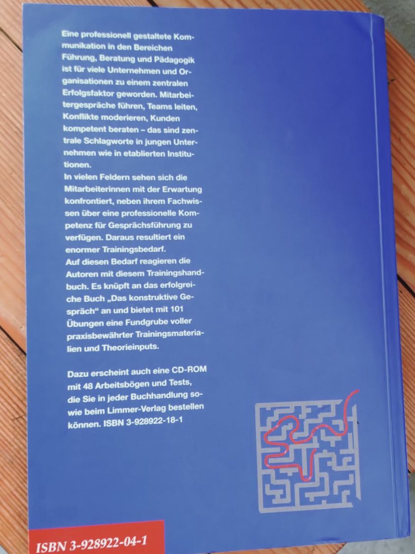 Livres: Das konstruktive Gespräch & Trainingshandbuch, Gührs/Nowak – D'occasion à Uster par Junipa 2