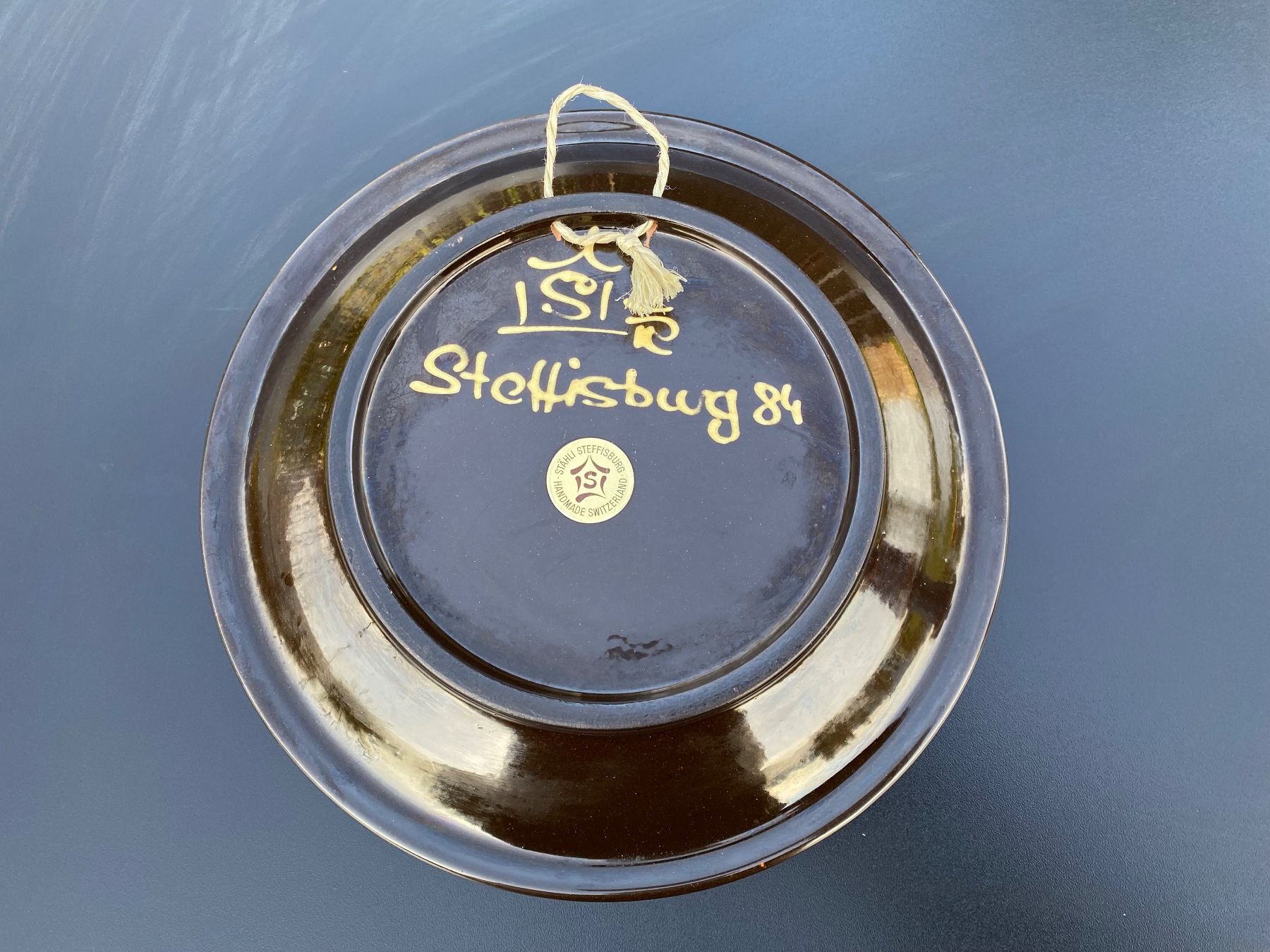 Piatti: schöner Stähli Steffisburg Wandteller – Usato da Feldbach venduto da Olive1 6