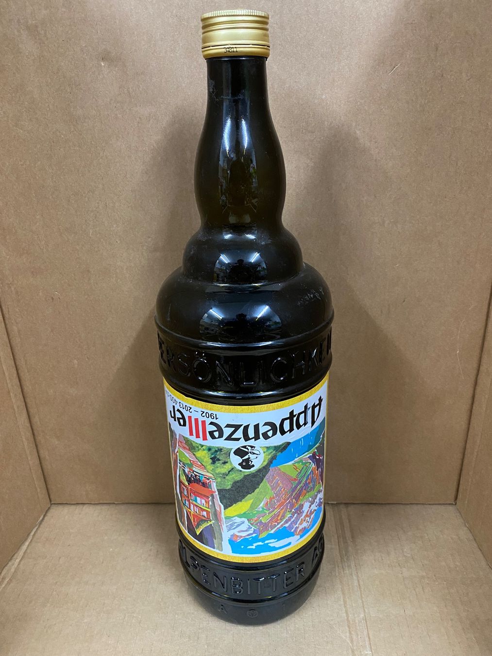 Sonstiges Geschirr & Gläser: Appenzeller Flasche leer gross 400cl – Gebraucht aus Eschlikon TG von ArtRec