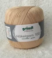 Häkelgarn 100 103 Sand 100g~566m filethäkeln klöppel Häkeln