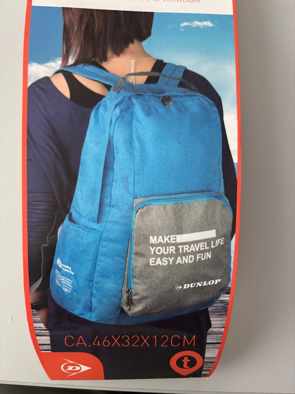 Dunlop Zaini: Reiserucksack faltbar Dunlop Backpack foldable, 4 Farben – Nuovo e nell'imballaggio originale da Aesch BL venduto da Pelikan 6