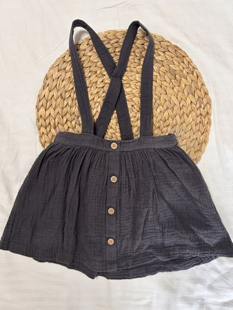 Jupe salopette enfant Tex Baby 4 ans gris 