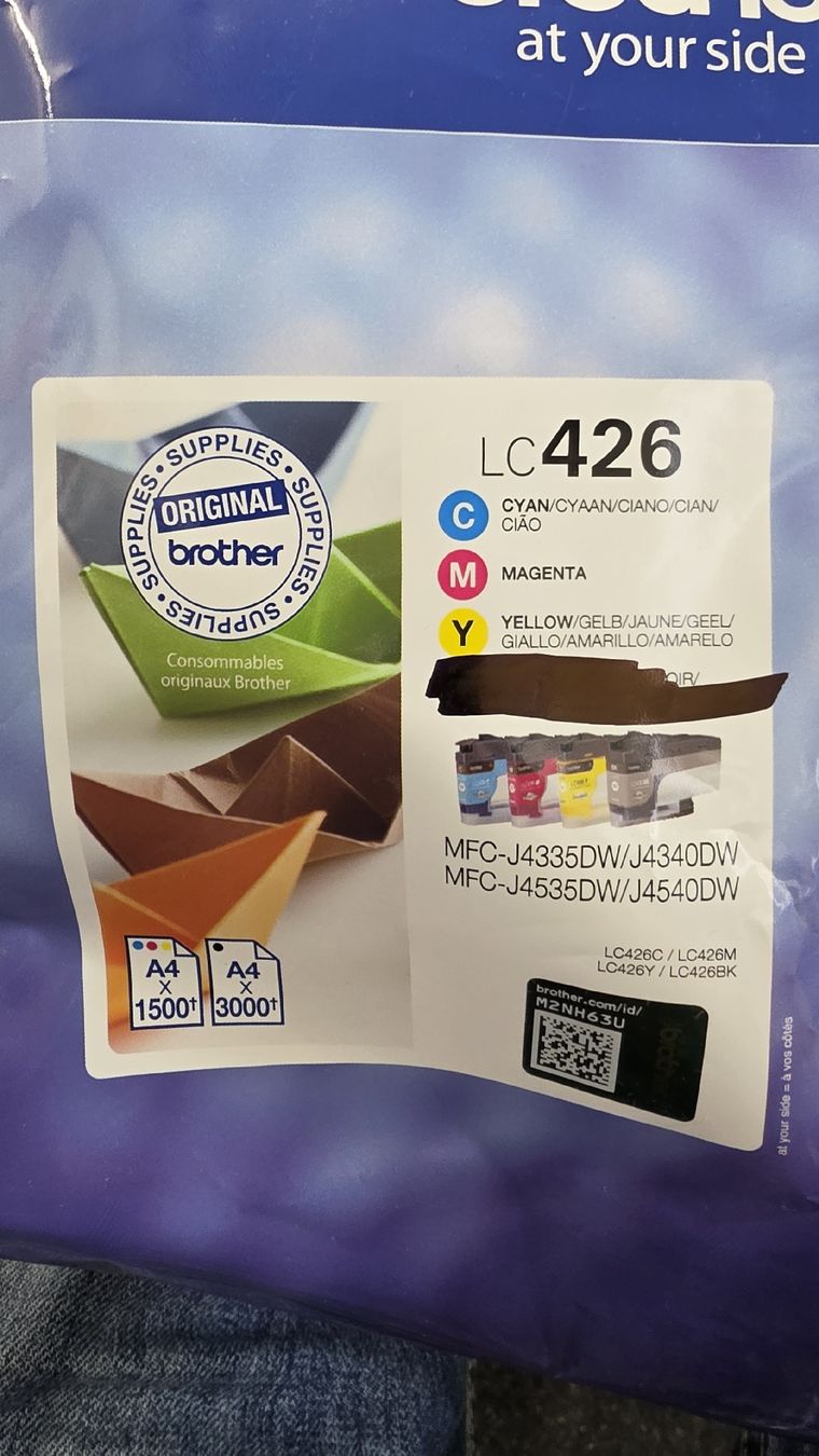 Brother Cartucce per stampanti & toner: LC426 Brother Drucker Patronen – Nuovo (secondo la descrizione) da Frick venduto da Chippy11 1