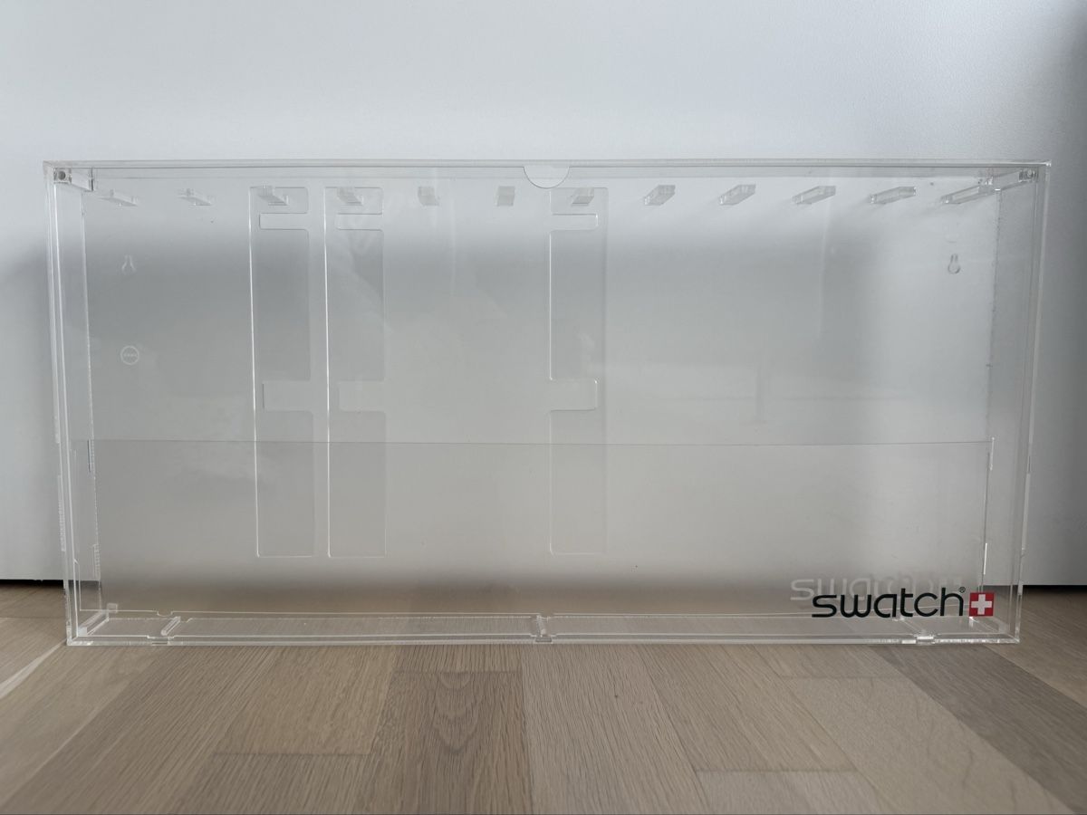 Uhrenboxen: Swatch Watch Display Case – Neu (gemäss Beschreibung) aus Lausanne von laminas
