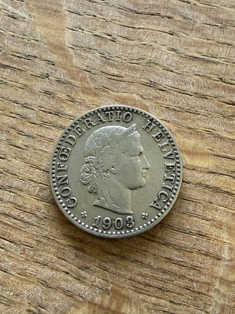 Tutti le monete: 1x 20 Rappen 1903 – Usato da Maienfeld venduto da Sk8erli7