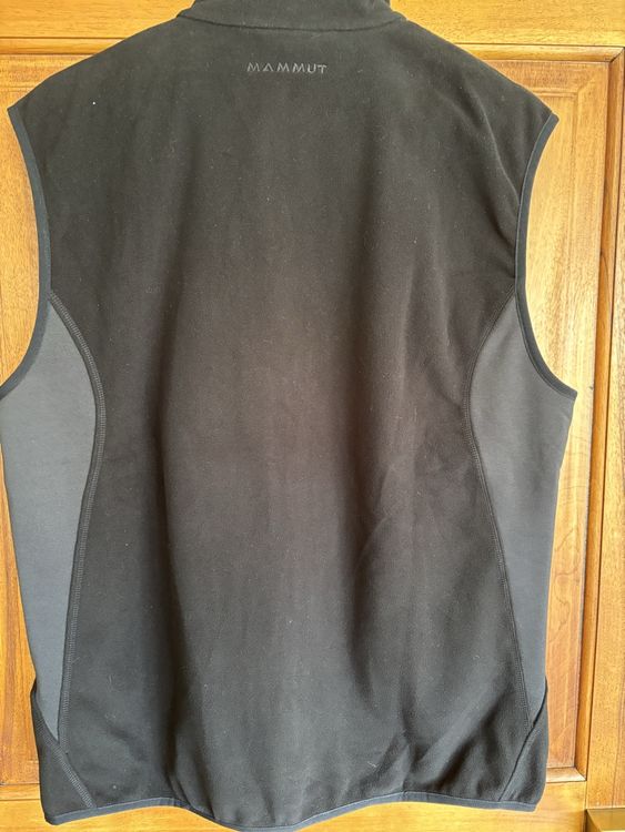 Mammut Fleece Weste Herren Grösse XXL schwarz Top Zustand 2