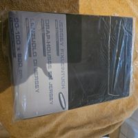 2,stück Schwarzes Jersey Fixleintuch, 90-100 x 200 cm, NEU!