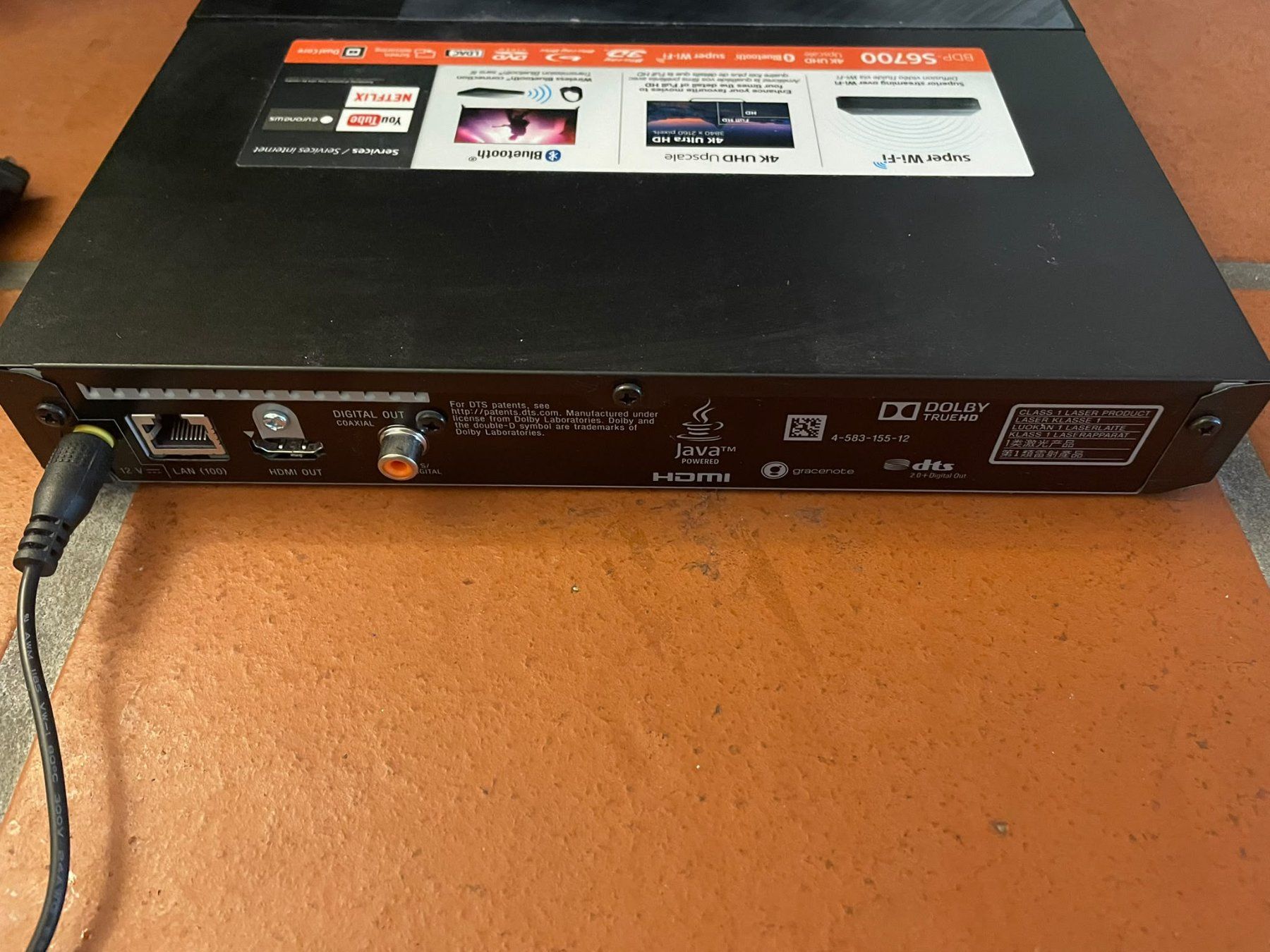 Sony Sistemi audio & multimediali: Sony Bdp-S6700 Blu-Ray Disc / DVD-Player – Usato da Schaffhausen venduto da Jove1 2