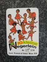 10 kleine Neg.....  Nr 276 Vintage Kartenspiel Piatnik+Söhne