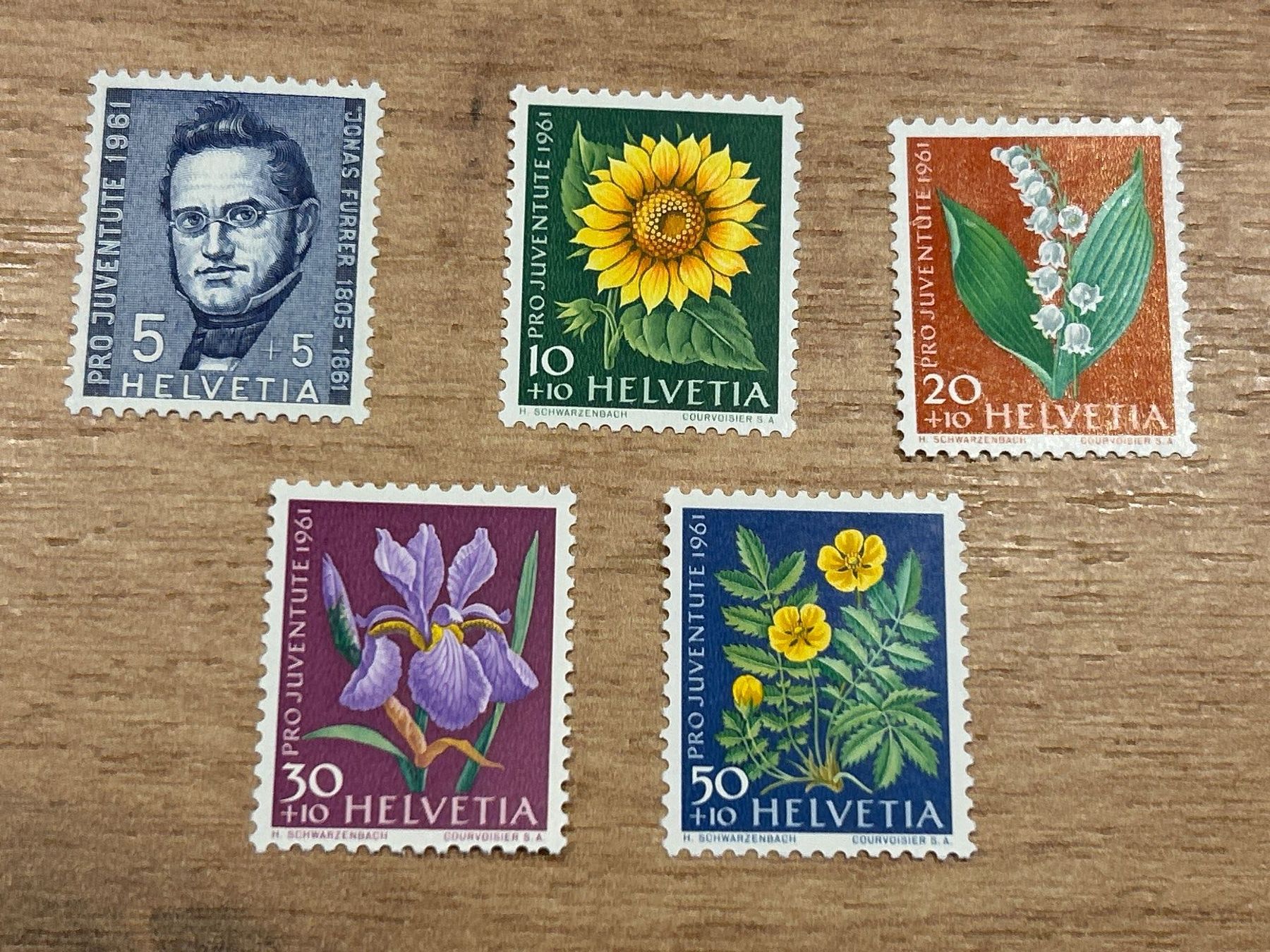 Tutti i francobolli: Briefmarke - Schweiz - Pro Juventute 1961- postfrisch – Nuovo (secondo la descrizione) da Villnachern venduto da RicardoMary