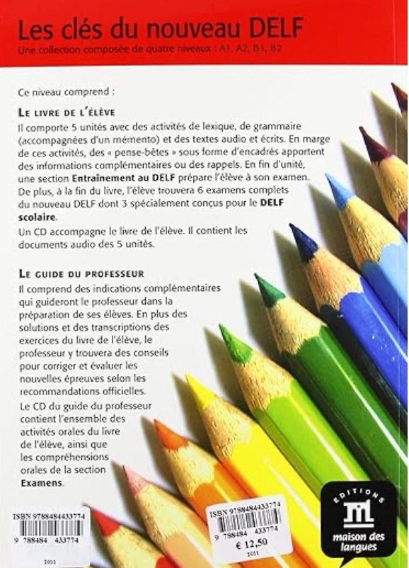 Libri: Les clés du nouveau DELF B1 avec CD inclus – Nuovo (secondo la descrizione) da Versoix venduto da Russo35 1