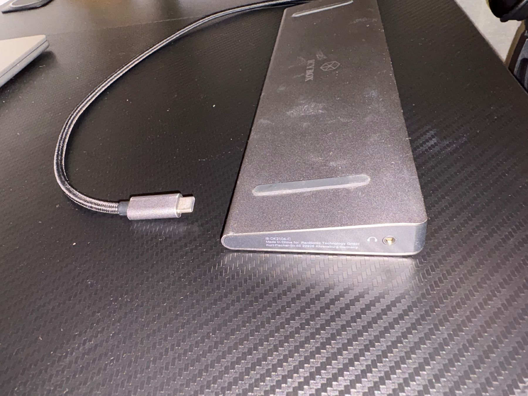 Docking station: USB-C Dockingstation Icy Box silber – Usato da Romanshorn venduto da KevHel 5