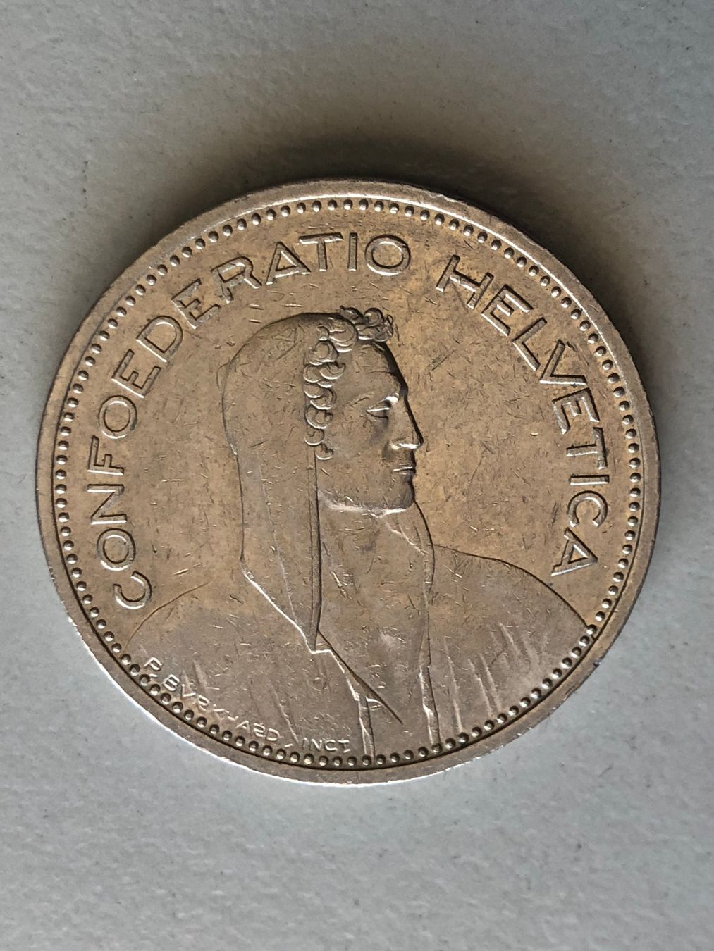 Tutti le monete: 5 Fr. 1988 – Usato da Schötz venduto da Odpa 1
