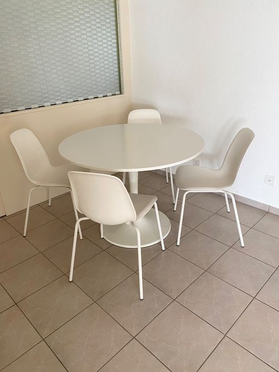Tisch Mit Stuhlen Weiss