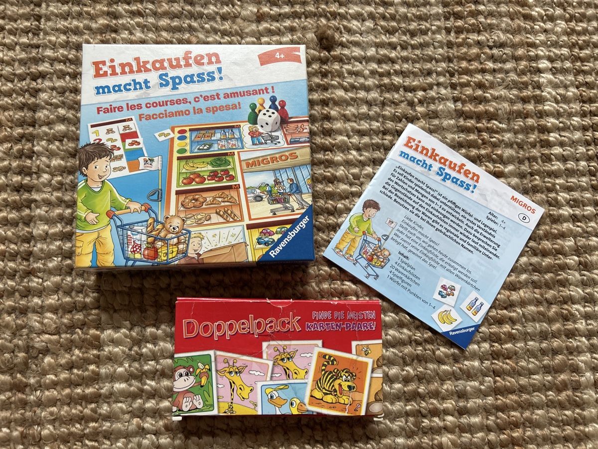Giochi: Kinderspiele: Einkaufen macht Spass, Memory – Usato da Dottikon venduto da cimar