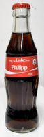 Coca-Cola Flasche mit Namen Philipp  von Deutschland