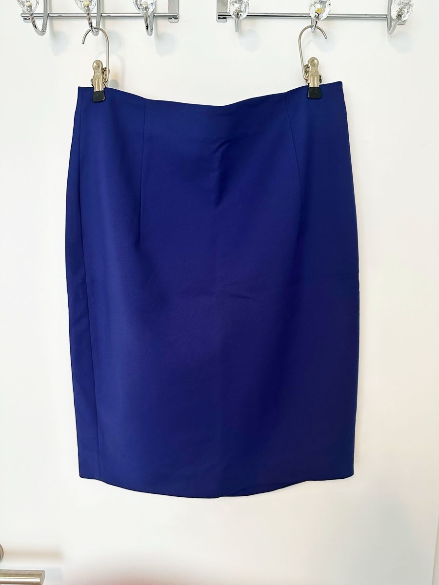 Zara Gonne: Zara Basic Bleistiftrock blau Grösse M 38 – Nuovo (secondo la descrizione) da Eglisau venduto da Brewster1