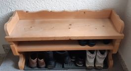 Sitzbank, Schuhbank Tanne, nur bis 31.8.26