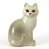 Keramikkatze von Lisa Larson, Gustavsberg Schweden