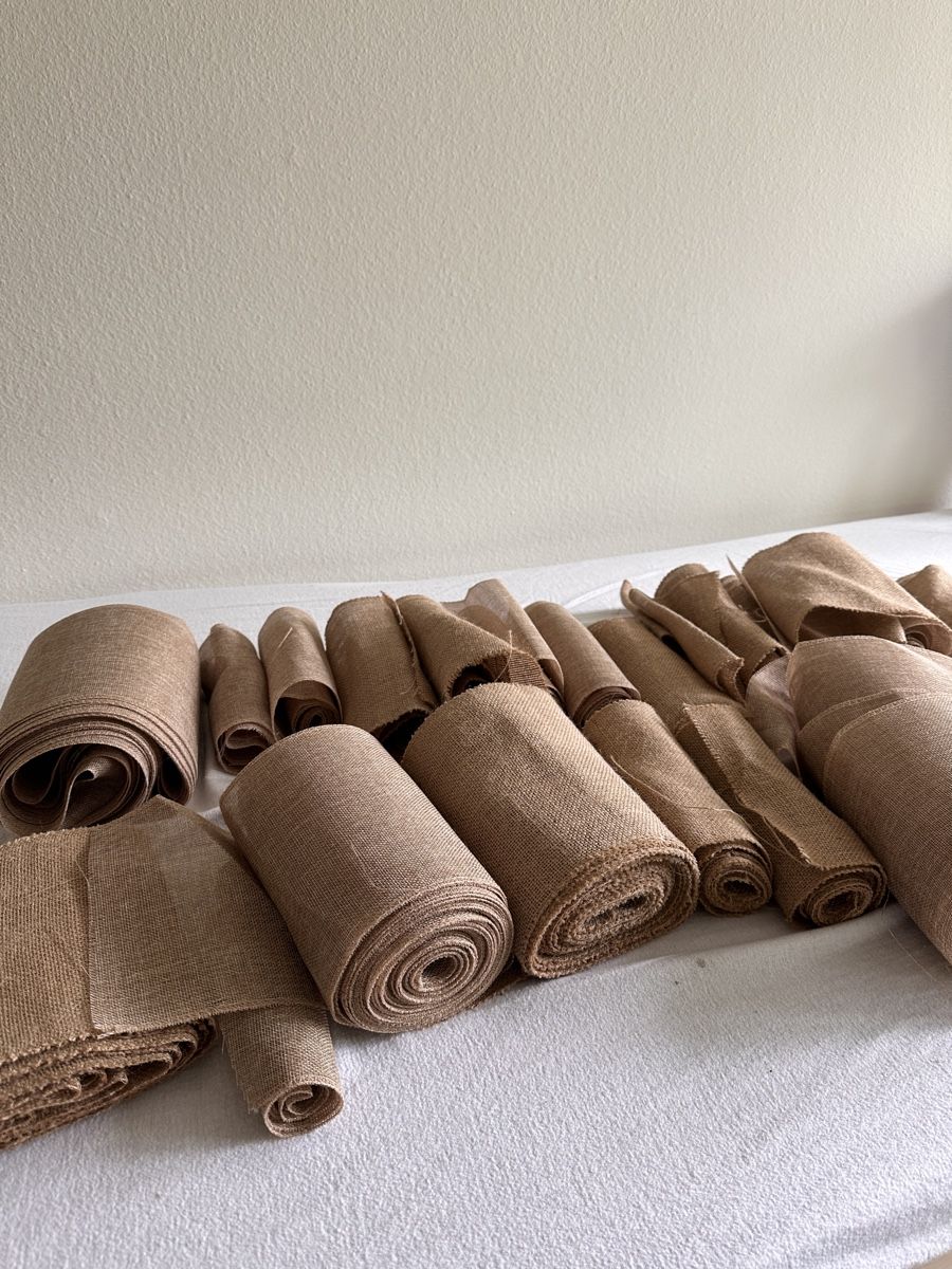 Tutte le decorazioni: Jute Band Rollen für Deko oder Tischläufer – Usato da Dübendorf venduto da baltistar 1