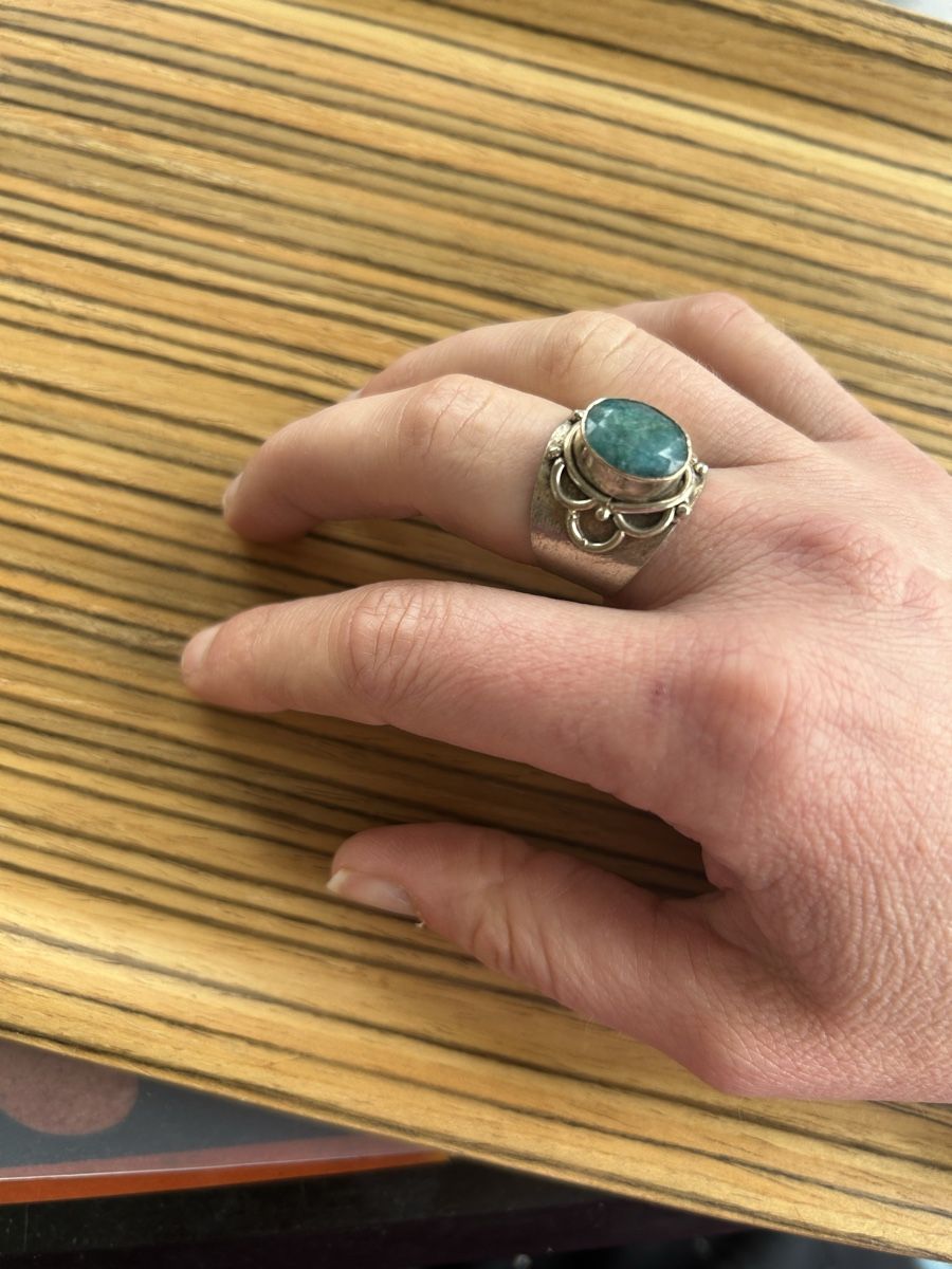 Anelli: Ring Silber mit Smaragd – Usato da Birsfelden venduto da Exclusivity 2