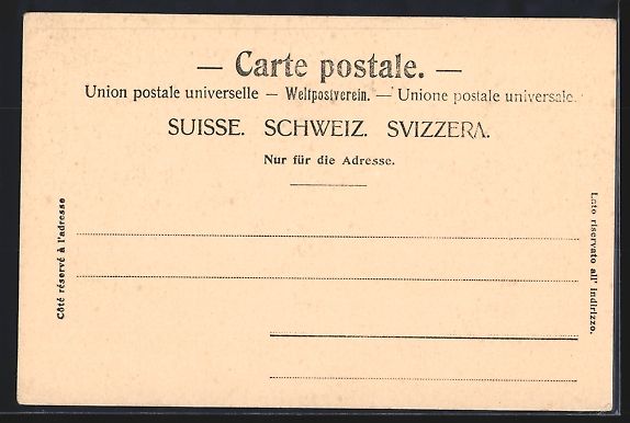 Cartes postales: AK Interlaken, Château d'Interlaken – D'occasion à Berlin par bartko-reher 1