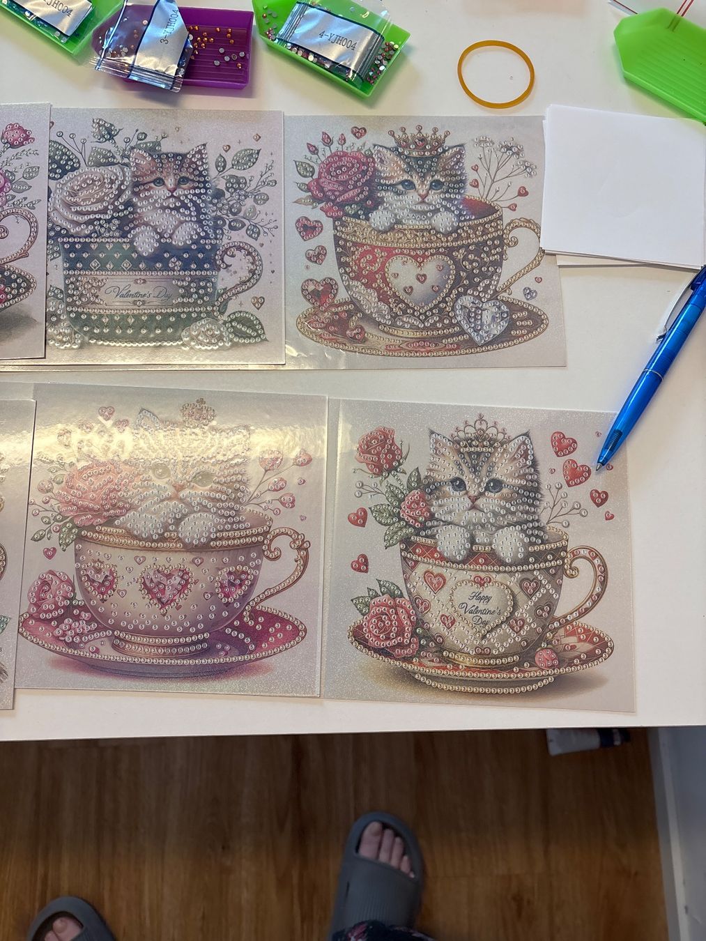 Kit bricolage: Diamond Paiting Karten valentine – Nuovo (secondo la descrizione) da Amriswil venduto da SCHLOSSGEISTLI 2
