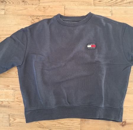Tommy Jeans Sweat-shirt bleu marine, taille S.