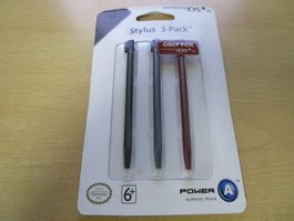 Nintendo DSi XL Stylus s/g/r Original - 3er Pack - Neuware