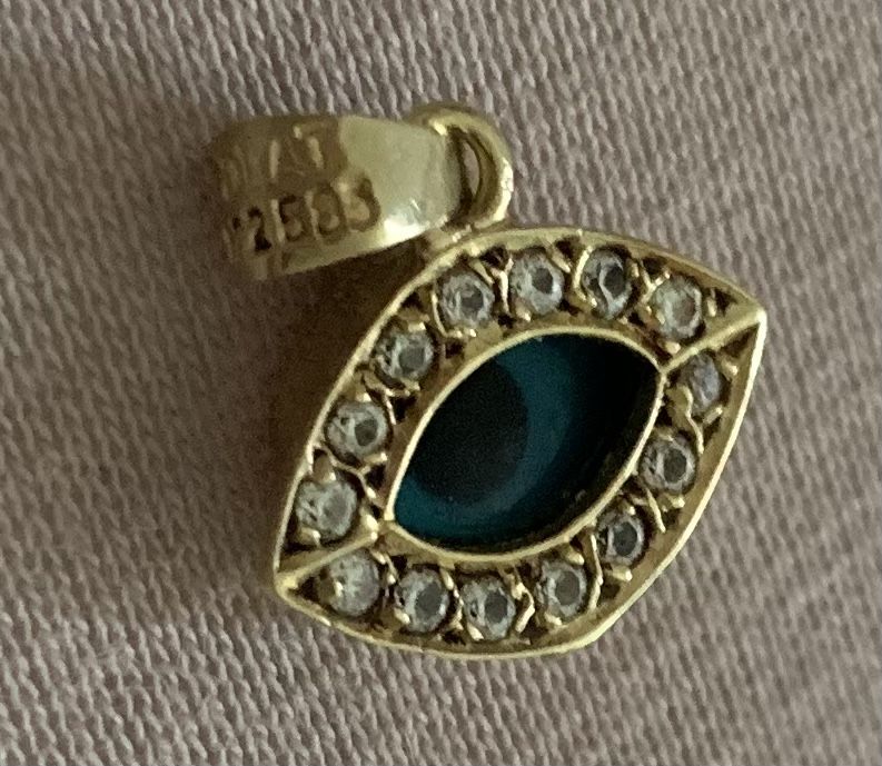 Ciondoli: Nazar Evil Eye Gold Zirkonia – Usato da Winterthur venduto da Darfweg