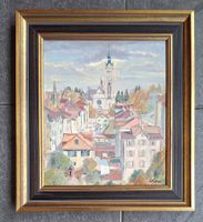Doelker Karl, Partie am Linsebühl, St. Gallen, Kirche, Stadt