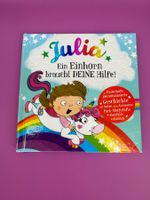 Personalisiertes Einhorn-Buch "Julia"