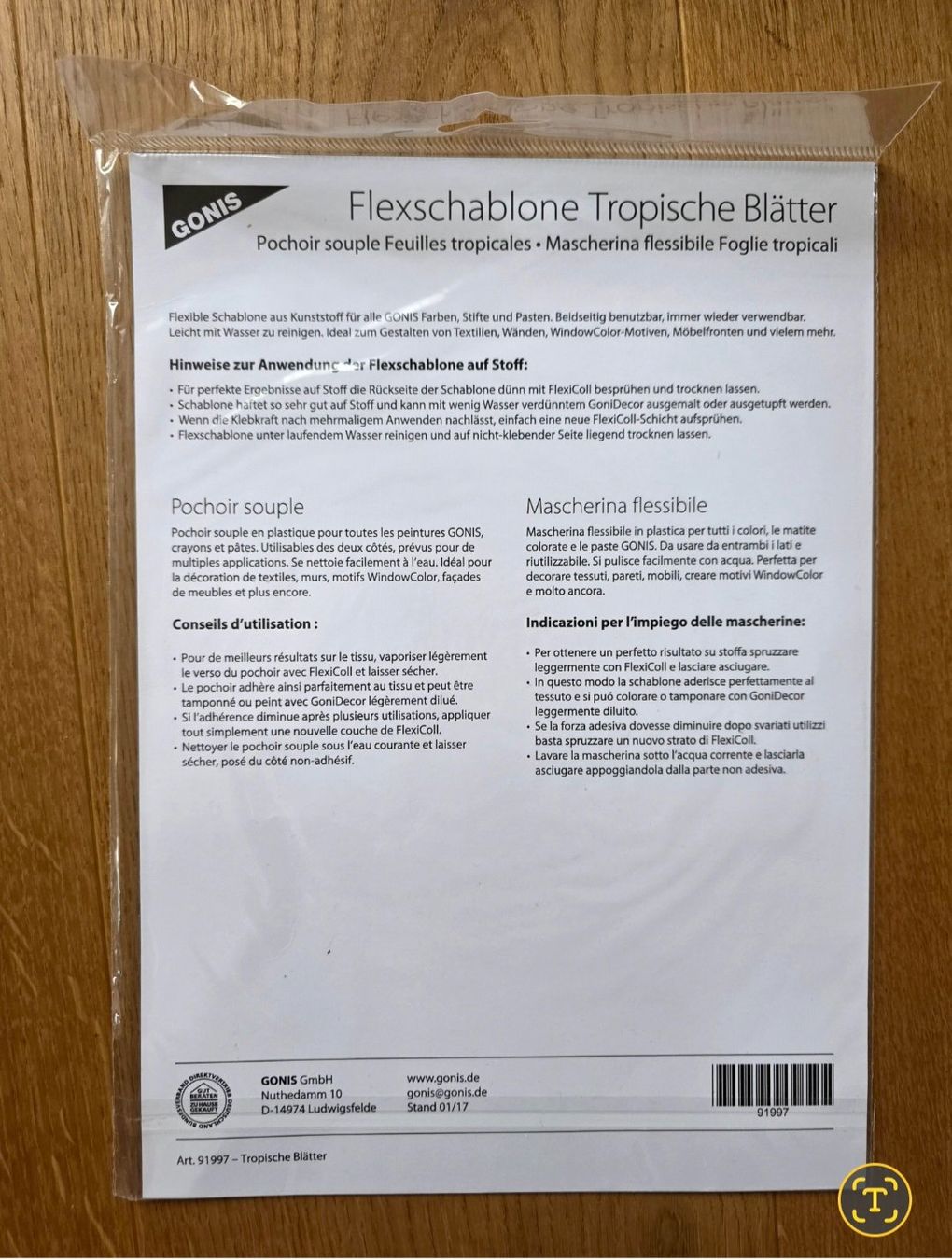 Sciablone: 4x Gonis Flexschablonen – Usato da Richterswil venduto da Rem2011 3