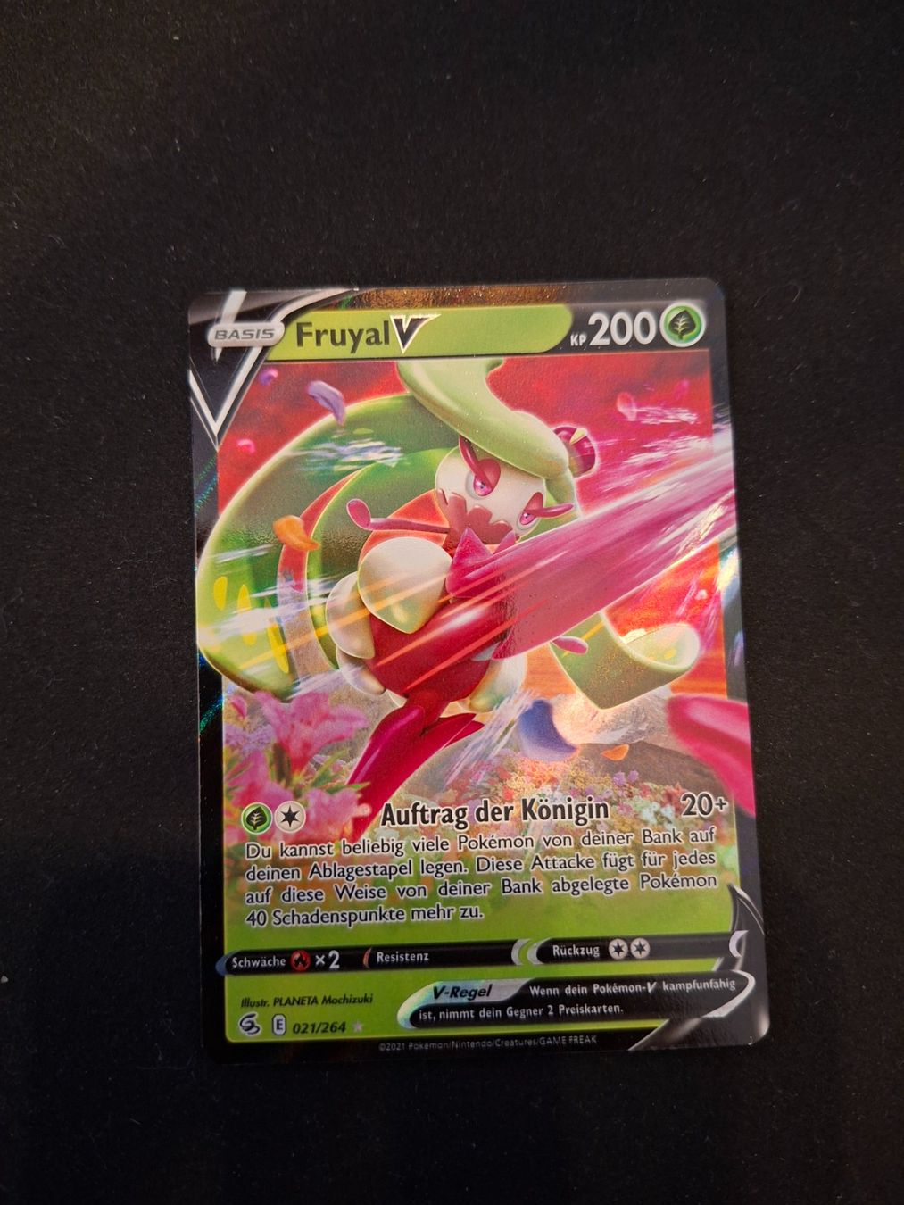 Pokémon Carte collezionabili: Fruyal V #021 Fusion Strike DE – Usato da Biasca venduto da Sara_Poke123