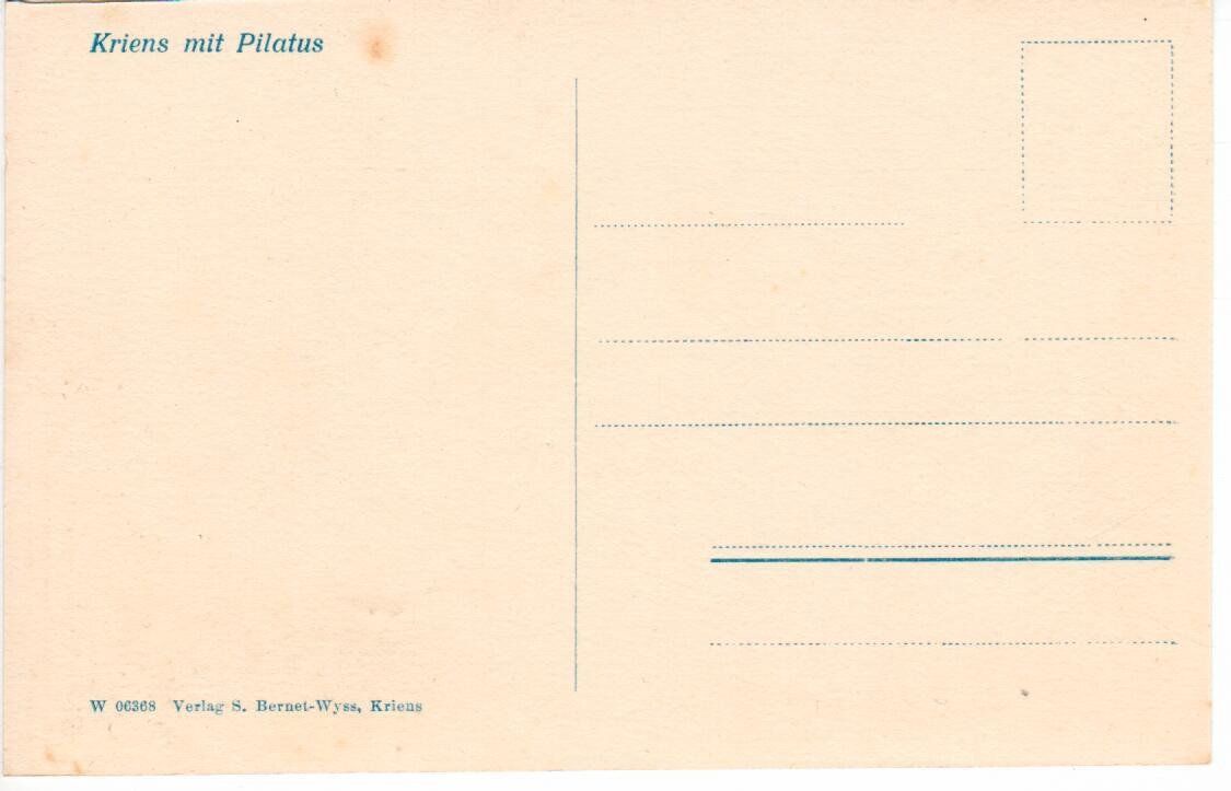 Cartoline postali: Kriens – Usato da Wolhusen venduto da Curver9 1