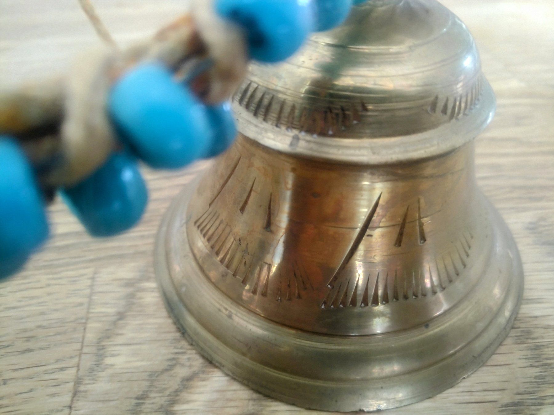 Glocken & Treicheln: Antikes Treichelband, Trychelgutte Messing – Gebraucht aus St.Gallen von 55232 9