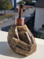 Seifenspender Steinoptik Felsen Handseife Dusch Shampoo NEU