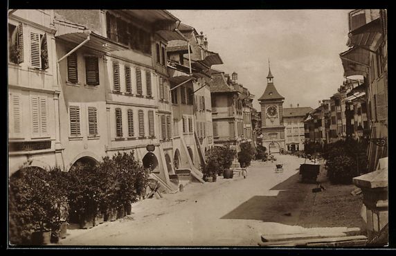 Cartoline postali: AK Morat-Murten, Grande Rue – Usato da Berlin venduto da bartko-reher