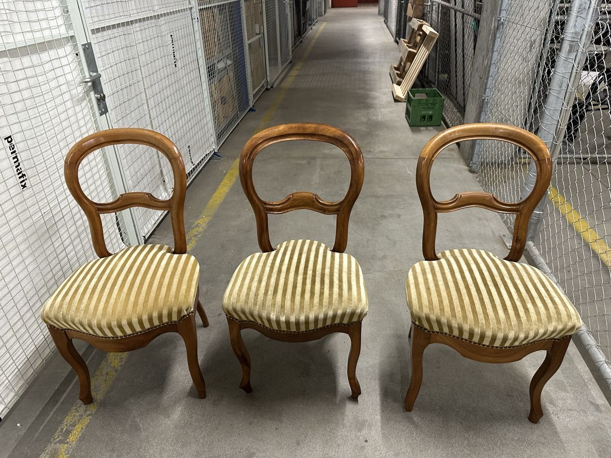 Chaises: 3x Stühle Louis Philippe Massiv Nussbaum  – D'occasion à Bolligen par Astrophysiker06