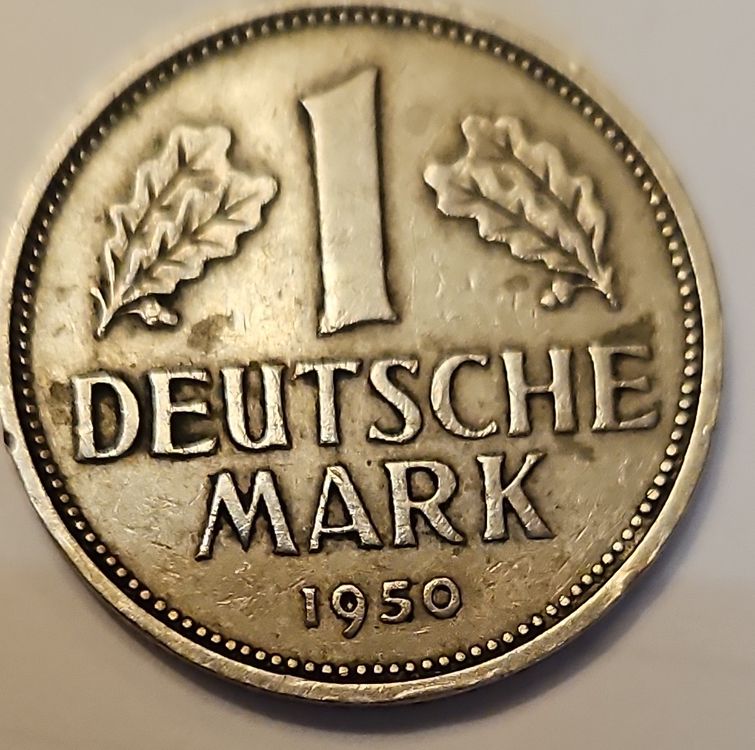 Schoene 1 Deutsche Mark 1950 Bildernie6398