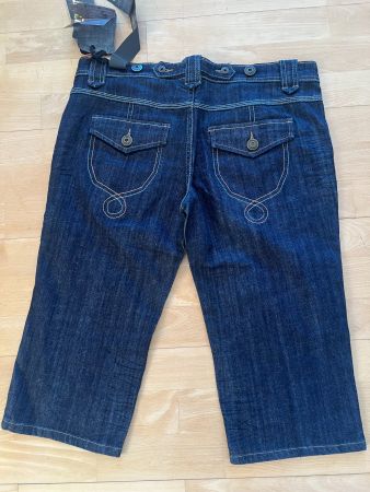 MOGUL Damen Jeans Shorts in Gr. 31, Blau, NEU
